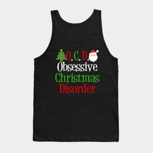 Funny Obsessive Christmas Disorder Tank Top